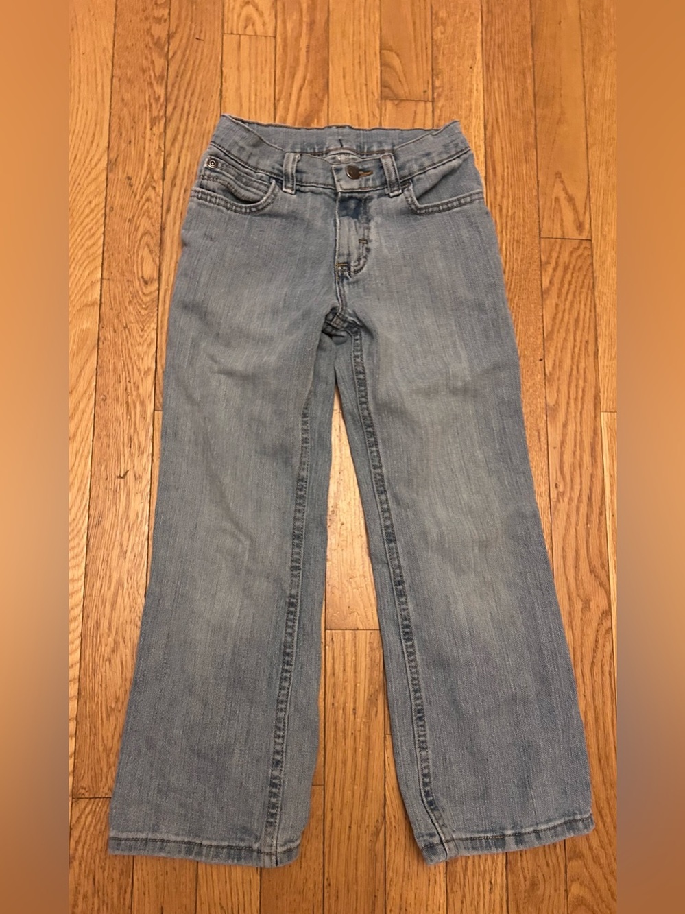 Boys Wrangler Light Wash Jeans Size 8 Slim